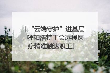 “云端守护”进基层，呼和浩特工会远程医疗精准触达职工
