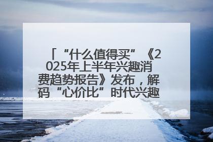 “什么值得买”《2025年上半年兴趣消费趋势报告》发布，解码“心价比”时代兴趣消费新范式