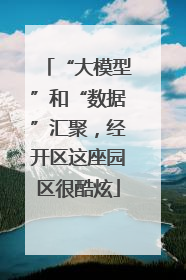 “大模型”和“数据”汇聚，经开区这座园区很酷炫