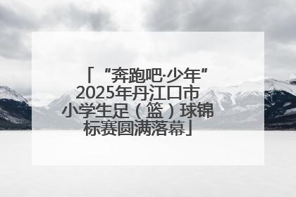 “奔跑吧·少年”2025年丹江口市小学生足（篮）球锦标赛圆满落幕