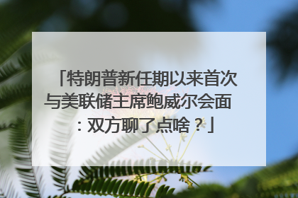 特朗普新任期以来首次与美联储主席鲍威尔会面：双方聊了点啥？