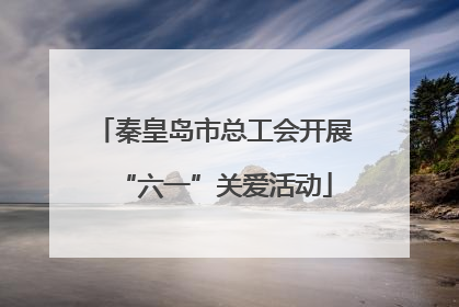 秦皇岛市总工会开展“六一”关爱活动