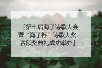 第七届海子诗歌大会暨“海子杯”诗歌大奖赛颁奖典礼成功举办