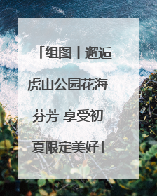 组图丨邂逅虎山公园花海芬芳 享受初夏限定美好