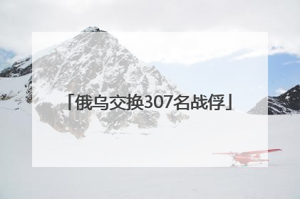 俄乌交换307名战俘