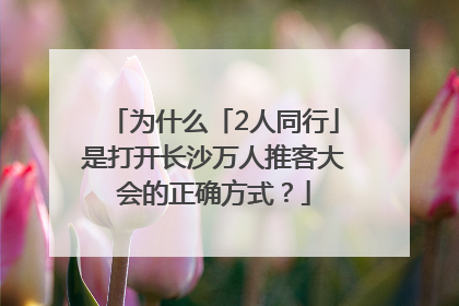 为什么「2人同行」是打开长沙万人推客大会的正确方式？