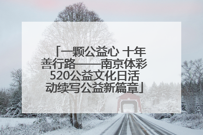 一颗公益心 十年善行路——南京体彩520公益文化日活动续写公益新篇章