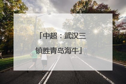 中超：武汉三镇胜青岛海牛
