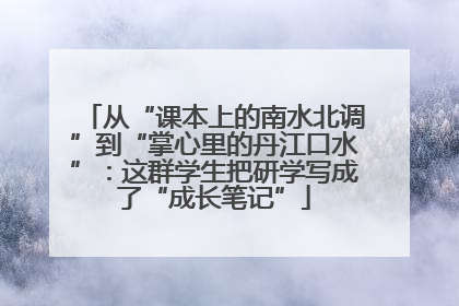 从“课本上的南水北调”到“掌心里的丹江口水”：这群学生把研学写成了“成长笔记”