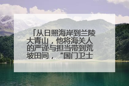 从日照海岸到兰陵大青山，他将海关人的严谨与担当带到荒坡田间，“国门卫士”刘磊——让艾草长成“生钱草”