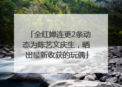 全红婵连更2条动态为陈艺文庆生，晒出最新收获的玩偶