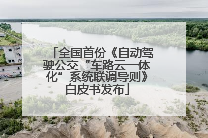 全国首份《自动驾驶公交“车路云一体化”系统联调导则》白皮书发布