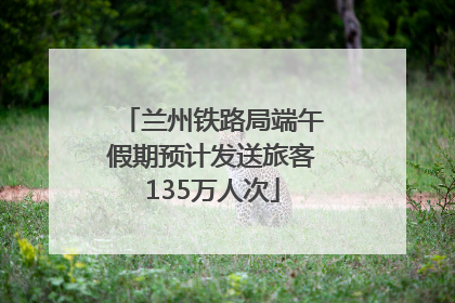 兰州铁路局端午假期预计发送旅客135万人次