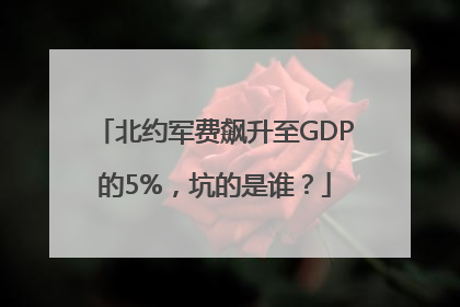 北约军费飙升至GDP的5%，坑的是谁？
