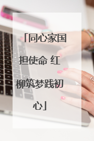 同心家国担使命 红柳筑梦践初心