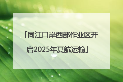 同江口岸西部作业区开启2025年夏航运输