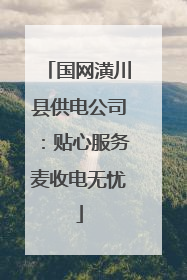 国网潢川县供电公司：贴心服务麦收电无忧