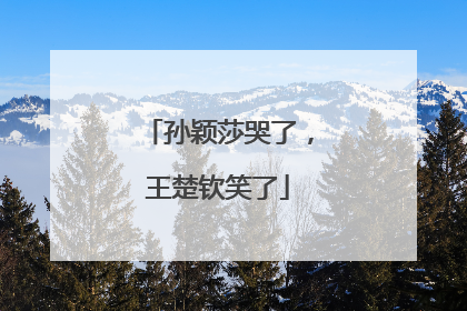 孙颖莎哭了，王楚钦笑了