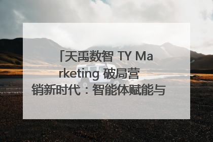 天禹数智 TY Marketing 破局营销新时代：智能体赋能与人才培育双轮驱动