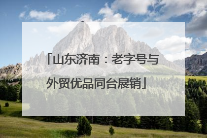 山东济南：老字号与外贸优品同台展销