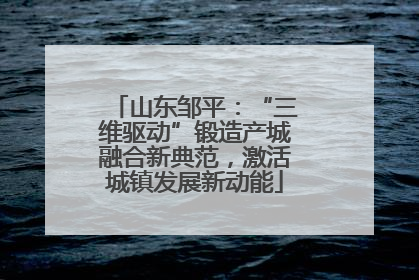 山东邹平：“三维驱动”锻造产城融合新典范，激活城镇发展新动能
