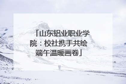 山东铝业职业学院：校社携手共绘端午温暖画卷