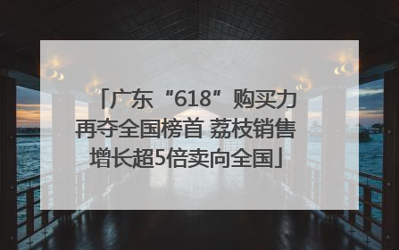 广东“618”购买力再夺全国榜首 荔枝销售增长超5倍卖向全国