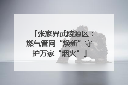 张家界武陵源区：燃气管网“焕新”守护万家“烟火”