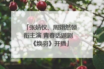 张婧仪、周翊然领衔主演 青春话题剧《焕羽》开播