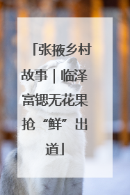 张掖乡村故事｜临泽富锶无花果抢“鲜”出道