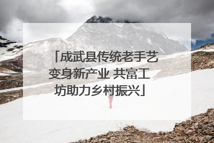 成武县传统老手艺变身新产业 共富工坊助力乡村振兴