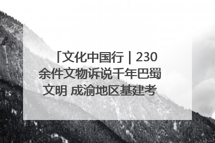 文化中国行｜230余件文物诉说千年巴蜀文明 成渝地区基建考古成果展开展