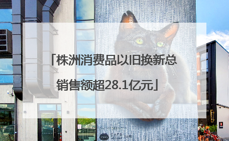 株洲消费品以旧换新总销售额超28.1亿元