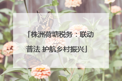 株洲荷塘税务：联动普法 护航乡村振兴