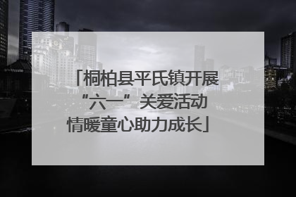 桐柏县平氏镇开展“六一”关爱活动 情暖童心助力成长