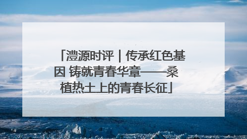 澧源时评｜传承红色基因 铸就青春华章——桑植热土上的青春长征