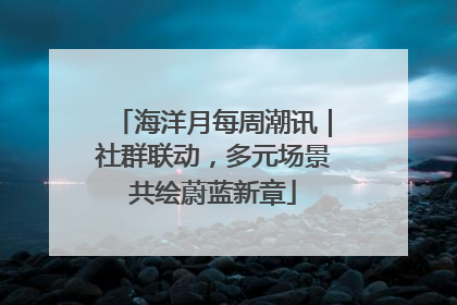 海洋月每周潮讯｜社群联动，多元场景共绘蔚蓝新章