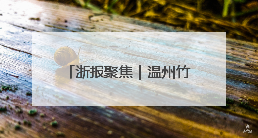 浙报聚焦｜温州竹编龙舟 一丝一竹编织愿景与期盼