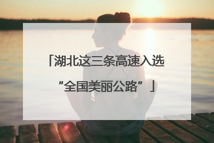 湖北这三条高速入选“全国美丽公路”