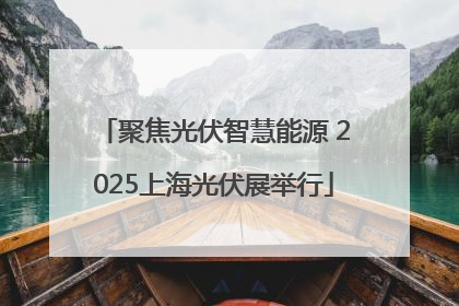 聚焦光伏智慧能源 2025上海光伏展举行