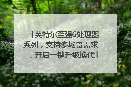 英特尔至强6处理器系列，支持多场景需求，开启一键升级换代