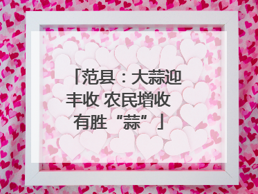 范县：大蒜迎丰收 农民增收有胜“蒜”