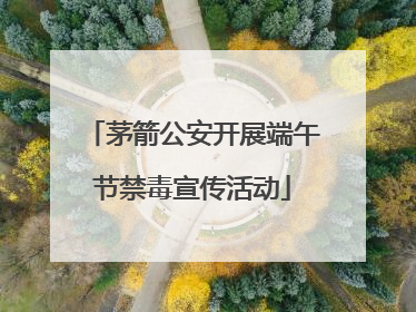 茅箭公安开展端午节禁毒宣传活动
