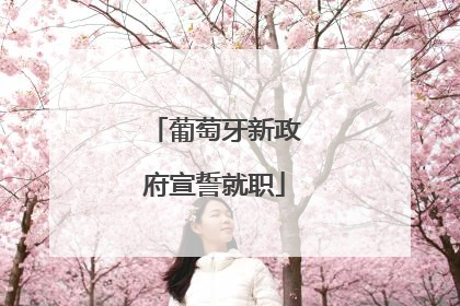 葡萄牙新政府宣誓就职