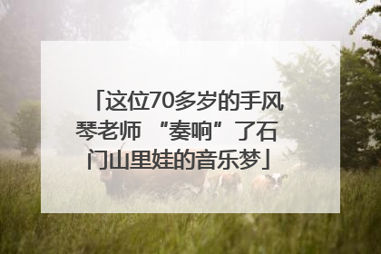 这位70多岁的手风琴老师 “奏响”了石门山里娃的音乐梦