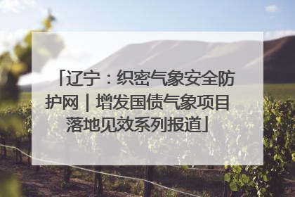 辽宁：织密气象安全防护网｜增发国债气象项目落地见效系列报道
