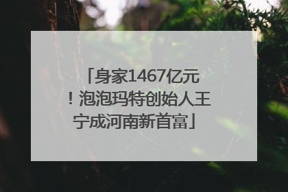 身家1467亿元！泡泡玛特创始人王宁成河南新首富