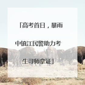 高考首日，暴雨中镇江民警助力考生寻师拿证
