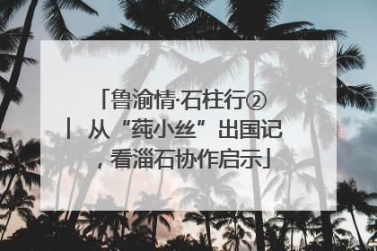 鲁渝情·石柱行② ︳从“莼小丝”出国记，看淄石协作启示