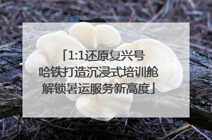 1:1还原复兴号 哈铁打造沉浸式培训舱解锁暑运服务新高度